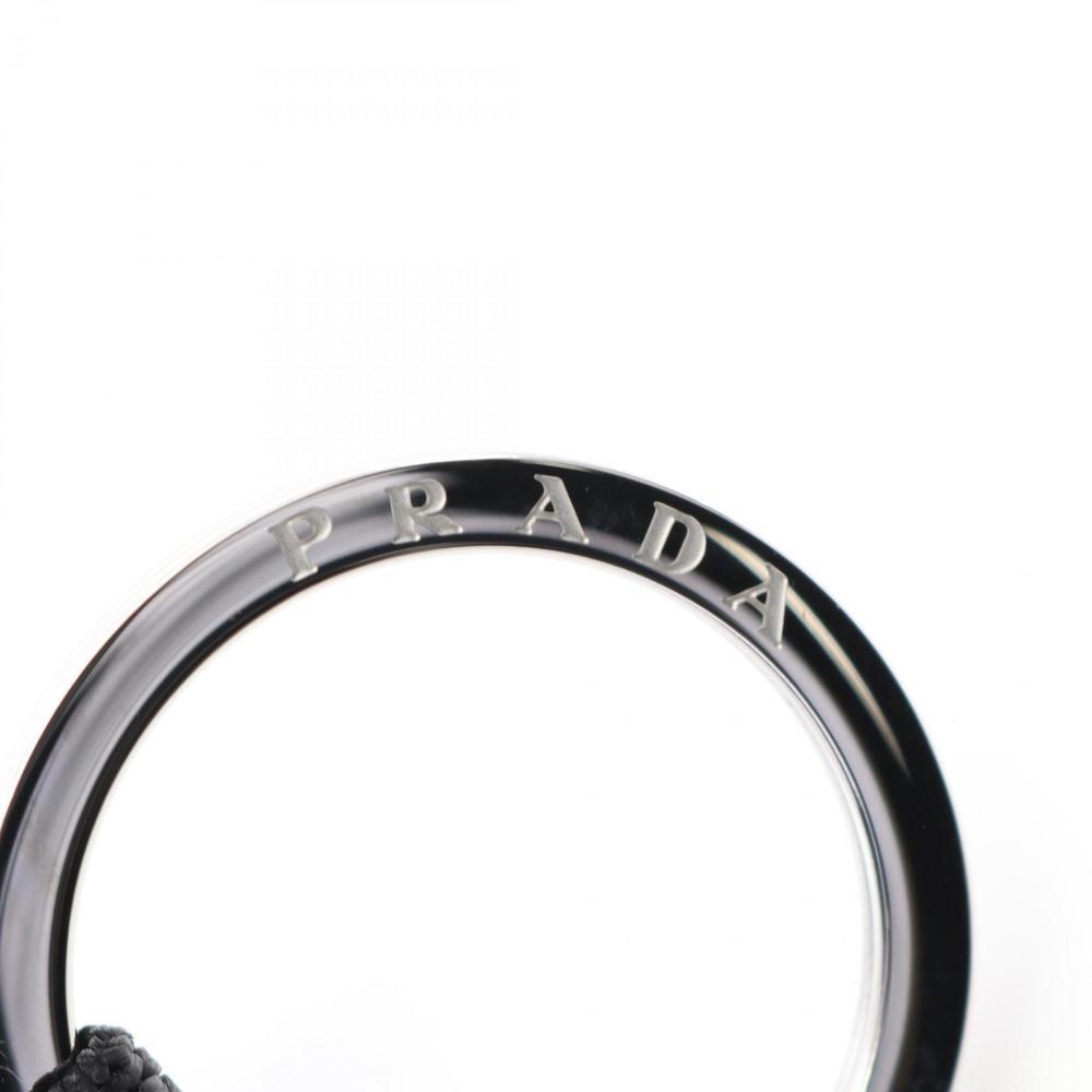 PRADA Charm Nylon Saffiano Leather Men's Women's Black 2PT0132DMNF0002 - Picture 4 of 4
